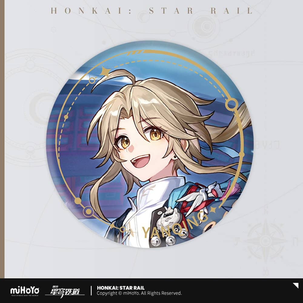 新品】崩壊：スターレイル 立絵シリーズ 缶バッジ 巡狩運命 彦卿（げん