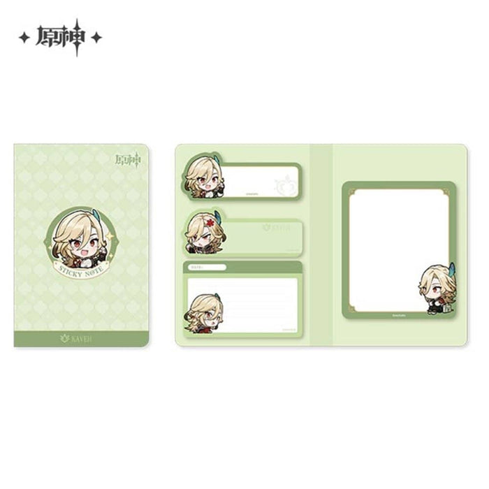 [Imported Product] Genshin Deformed Stamp Series Sticky Note Set Carve / miHoYo