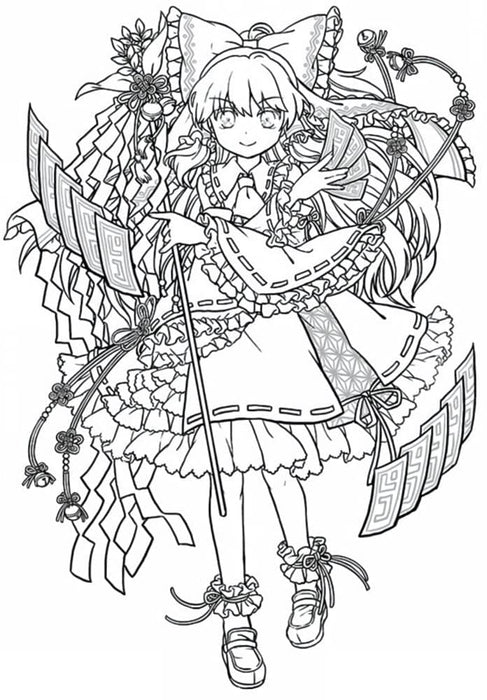 [New] Touhou Project Gensokyo coloring book / Hobby Japan Release date: Around August 2022